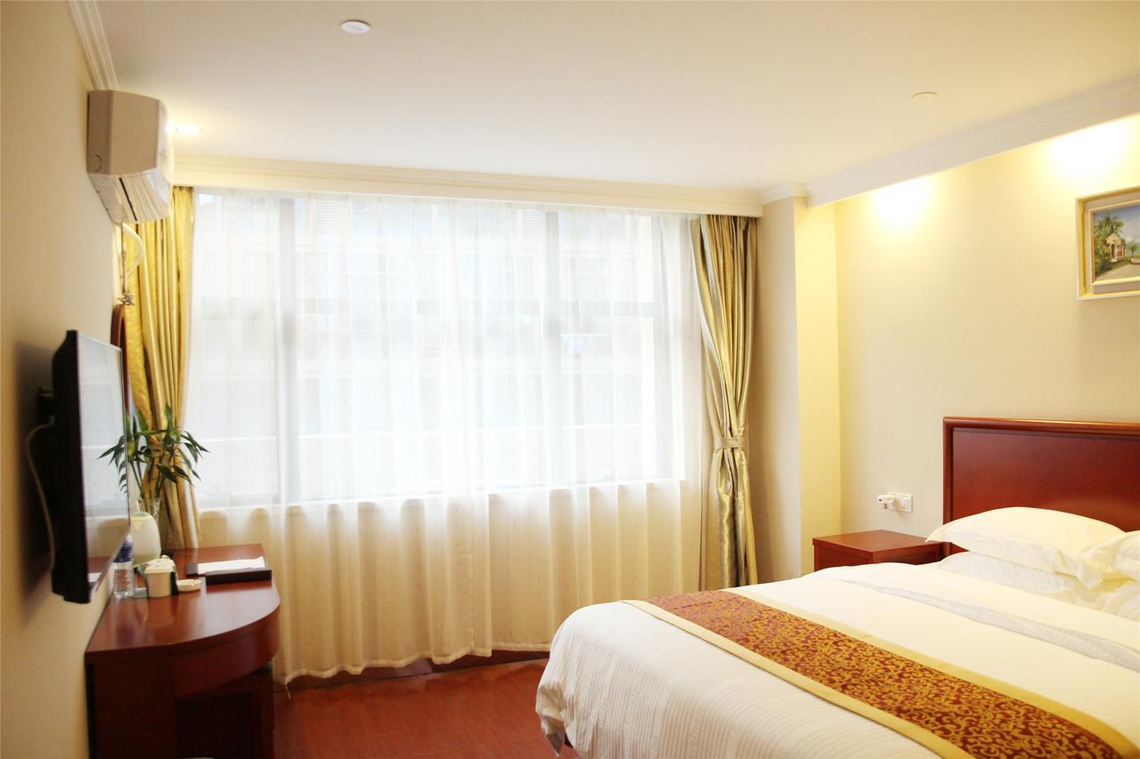 Greentree Inn Shandong Heze Mudan Road Bus Terminal Station Express Hotel Eksteriør billede